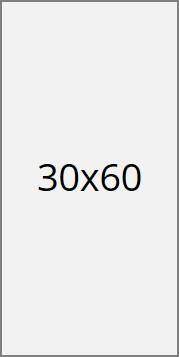 Fliesenformat 30 x 60 cm